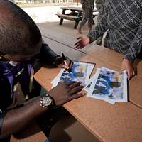 Baltimore Ravens fullback Vonta Leach. The Baltimore Ravens defeat the  Washington Redskins 34-31 in their preseason game on Thursday, August 25,  2011, in Baltimore, Maryland. (Photo by Doug Kapustin/MCT/Sipa USA Stock  Photo 