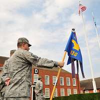 DVIDS - Airman Hold Flag for MLB Opening Ceremony