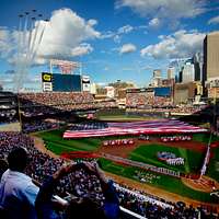 DVIDS - Images - Flyover at Yankee Stadium for USAF's 67th