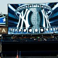 DVIDS - Images - Flyover at Yankee Stadium for USAF's 67th