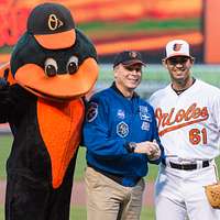 Oct 14, 2015; Kansas City, MO, USA; Kansas City Royals mascot