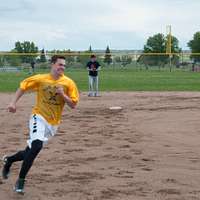 Ghost players give a youngster a chance to bat at the original Lansing  Farm site in Dyersville, Iowa, where the nostalgic movie Field of Dreams  was filmed in 1989 - PICRYL 