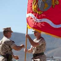 U.S. Marine Corps Sgt. Maj. Carlos A. Granados,left - NARA & DVIDS