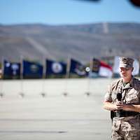 U.S. Marine Corps Sgt. Maj. Carlos A. Granados,left - NARA & DVIDS