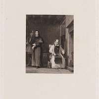 Album Asplet folio 19, the brothers Goufey Anonyme. Album Asplet, folio  19. Lles frères Goufey. Papier salé albuminé. 1854-1855. Paris, Maison  de Victor Hugo Stock Photo - Alamy