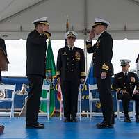 Cmdr. Carl Trask left from Glendora California NARA DVIDS