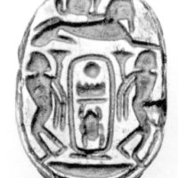 Scarab Inscribed with the Throne Name of Thutmose III - PICRYL Public ...