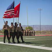 DVIDS - Images - Marines with Silent Drill Platoon perform for the  Minnesota Vikings halftime show. [Image 7 of 9]