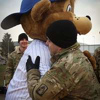 DVIDS - News - Chicago Cubs mascot attends annual German-American tree  lighting