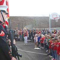 DVIDS - Images - 81st Regional Support Command Color Guard at a Panthers  game [Image 5 of 6]