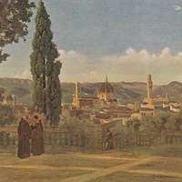Jean-Baptiste-Camille Corot  View from the Farnese Gardens, Rome