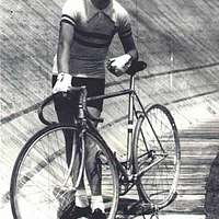 Nino Borsari 2 Italy A man riding a bike down a wooden ramp