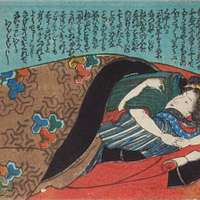 N-shunga-a-20150523 - A painting of two women sitting on a couch - PICRYL -  Public Domain Media Search Engine Public Domain Image